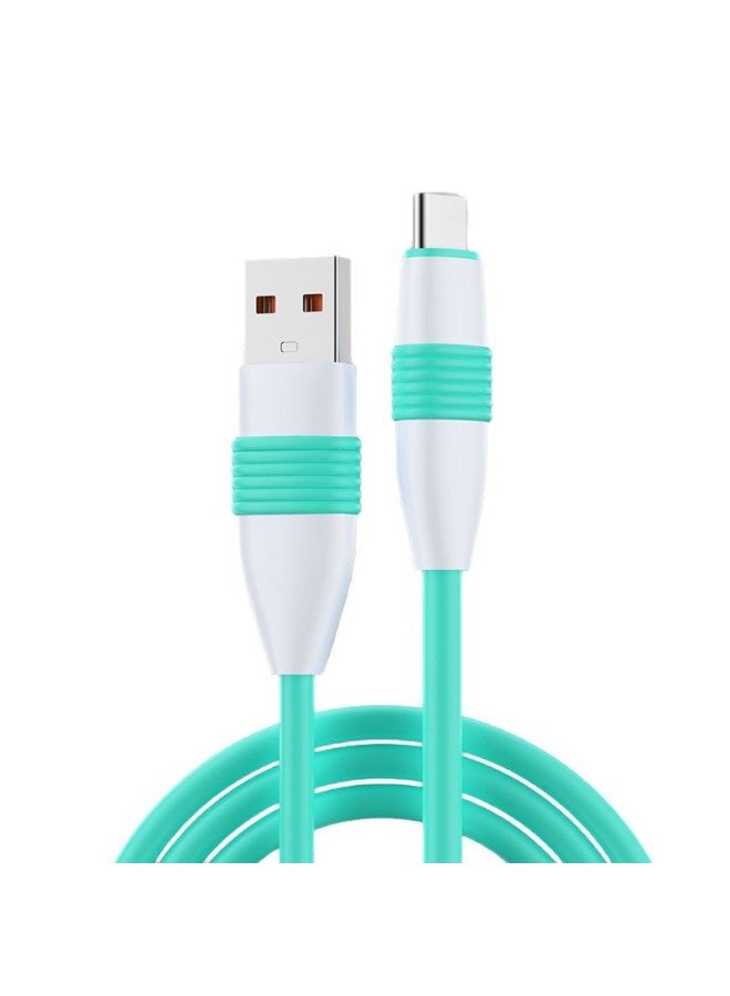 TYPEC 100w Android Fast Charging Data Cable Huawei Glory Suitable For Apple 7-16 Mobile Phone Charging Cable-Color:Green-Model:Typec To Typec 【can Charge Apple 15-16】 0.25m - Image 5